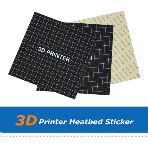 2pcs/lot Big Size 400*400mm Heatbed Sticker Tape for CR-10s 3D Printer Parts Hot Bed Aluminum Plate Platform Print Sticker
