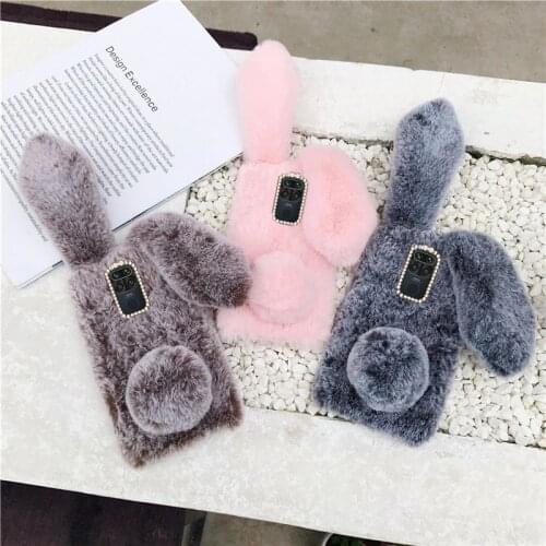 3D Plush Case For Xiaomi MI Note 10 9 8 Lite Poco F1 F2 X3 Redmi Note 9 8 7 9s Pro 8T 8A Xiaomi MI A1 A2 A3 Lite Warm Case Cover
