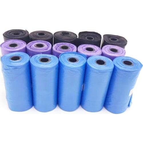 5 Rolls100pcs Pet Dog Poop Bags Degradable Waste Pick Up Clean Bag Dogs Garbage Bags Unscented Outdoor Clean Tools Pet supplies