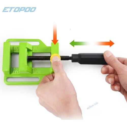 68MM woodworking Desktop clip fast fixed clip clamp Aluminum vise bench can equipped bench drill electric drill Woodworking tool