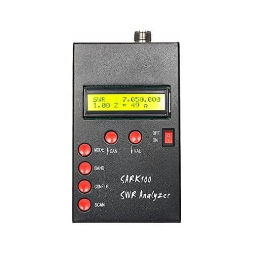 SARK100 ANT SWR Antenna Analyzer Meter Tester For FPV Ham Radio Hobbists 1-60 Mhz