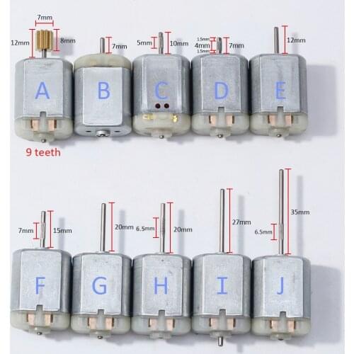 AZGIANT DC 12V FC280-SC-20150 Car Door Lock Engine Folding Mirror Motor For Volvo S80 Nissan Murano 2003 Ford Focus DIY