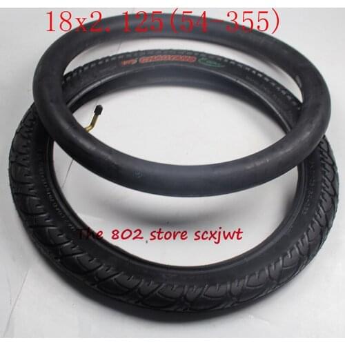 Free shipping high quality 18 X 2.125 / 54-355 inner and outer tire fits Many Gas Electric Scooters and e-Bike 18*2.125 tyre
