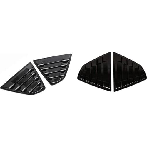 For Toyota Camry 2018-2021 Car Rear Side Window Louvers Air Vent Scoop Shades Cover Blinds Trim Accessories