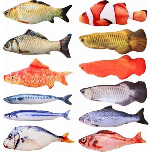 Toy For Cats Toys Interactive Ryba Dla Kota Poisson Jouet Chat Pez Juguete Gato Catnip Toys For Cats Chewing Playing Stuffed