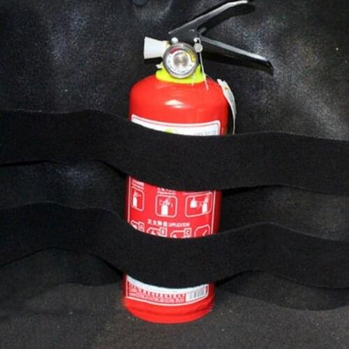 2 PCS Fire Extinguisher Car Trunk Holder Universal Strap Down Design Organizer B2QF