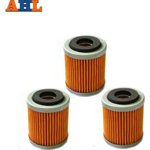 AHL 3pcs High Performance Powersports Cartridge Oil Filter for YAMAHA YFM350 400 TTR250 YZ426 250 WR426 250 400 YFP 350