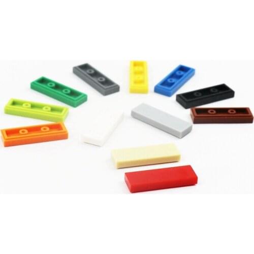 MOC Building Blocks Brick 1000pcs Tile 1x3 63864 Replace Parts for Blocks Sets City Police Street Building Series