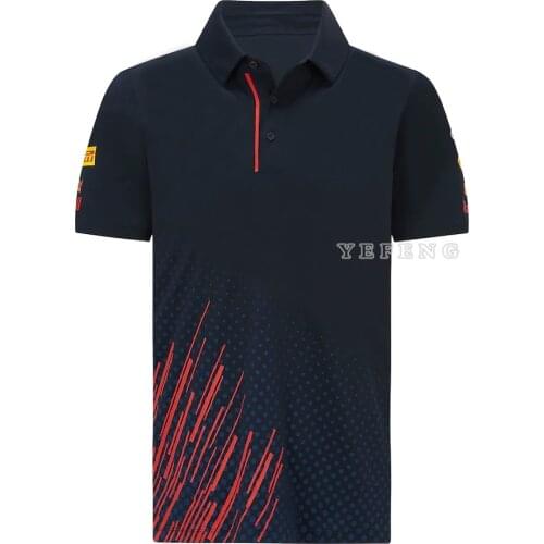 Summer Mens For Honda FI Sports Racing Suit Short-Sleeved Polo Shirt Half-Sleeved Moisture-Absorbing Quick-Drying Round Neck