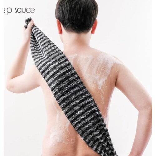 Paño japonés para frotar, cepillo de baño para toallas de espalda, esponja de ducha Exfoliante para el cuerpo, accesorios de bañ