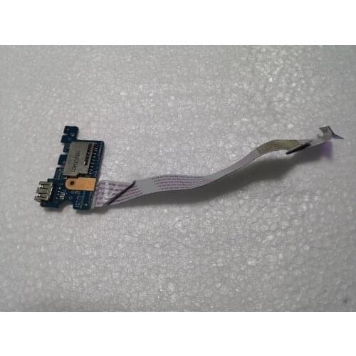 Laptop USB Port Card Reader Board With Cable For HP 15-AC 15-AF Series LS-C705P