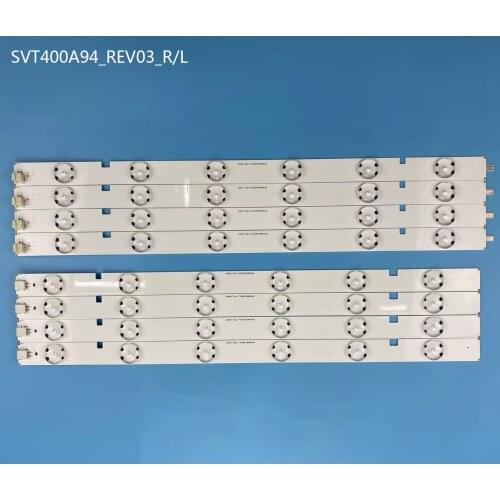New Kit 10pcs LED Backlight Strip for TOSHIBA TV 40L2400D SVT400A94-REV03-R L