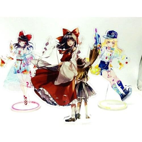 TouHou Project Remilia Scarlet Flandre Anime Acrylic Stand Figure Desktop Decoration Collection Model Toy Cosplay Doll