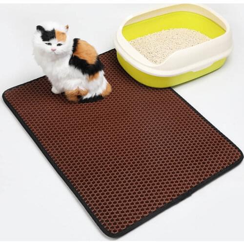 Waterproof Honeycomb Cat Litter Mat EVA Pets Trapping Cats Rest Mattress Bottom Non-slip Puppy Pad