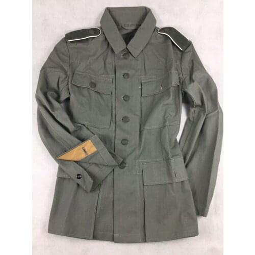 WW2 GERMAN ARMY ELITE EM HBT M43 FIELD RETRO TUNIC JACKET coat MILITARY UNIFORM WORLD WAR II SOLDIER MILITARY WAR REENACTMENTS