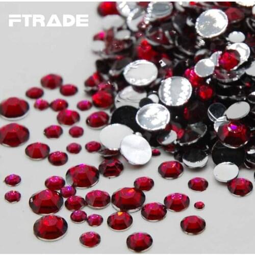 High quality mixed size rose non-patched flat back rhinestone 3D nail art stone DIY nail decorative stone