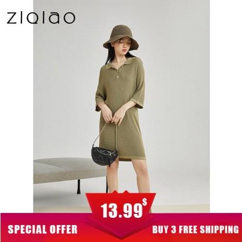 Модные платья-рубашки ZIQIAO China At AliExpress
