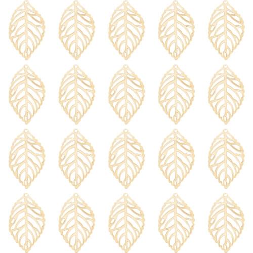 100pcs 304 Stainless Steel Charms Pendant Heart,Shell,Leaf,Maple Leaf Shape Pendants jewelry making DIY Crafts Accessories F70