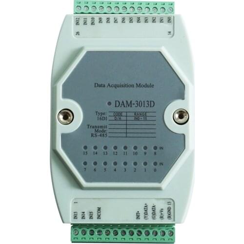 16 Isolated Digital Inputs DAM3013D/DAM3012D DIO Switch Acquisition Module