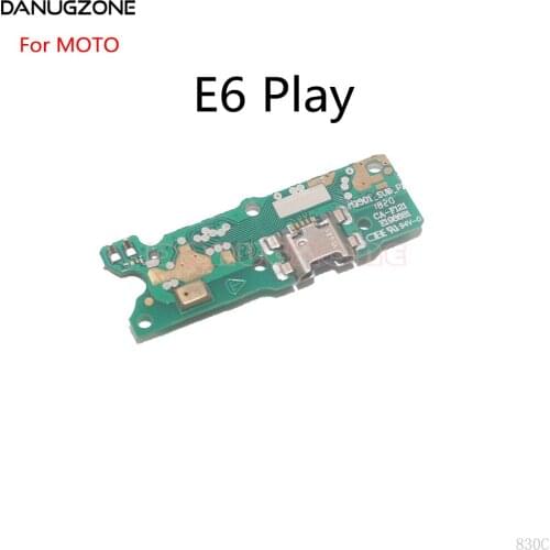 30PCS/Lot For Motorola MOTO E6 Play USB Charging Dock Jack Plug Socket Port Connector Charge Board Flex Cable