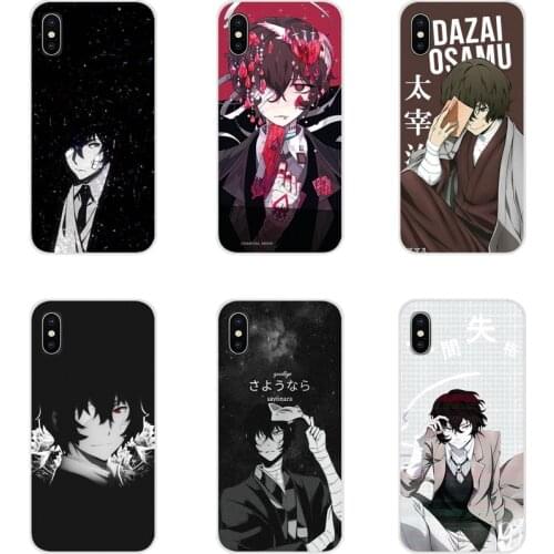 For Xiaomi Redmi Note 3 4 5 6 7 8 Pro Mi Max Mix 2 3 2S Pocophone F1 Accessories Cover Japan anime bungou stray dogs Dazai Osamu