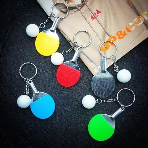 FREE SHIPPING BY DHL 300pcs/lot Cheap Zinc Alloy PingPong Keychains Table Tennis Keyrings Sports Key Holders