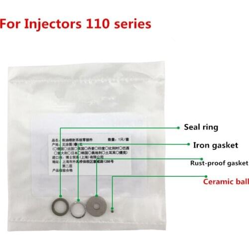 Free shipping and good price! 10pcs common rail injector repair kit F00VC99002 with 1.5mm Ceramic ball for injector repair kit