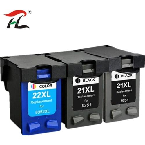 For HP 21XL 22XL Ink Cartridge For HP21 21 22 Deskjet F380 F2280 3910 3915 3918 3920 3930 3938 3940 D1530 D1311 D1320 2180