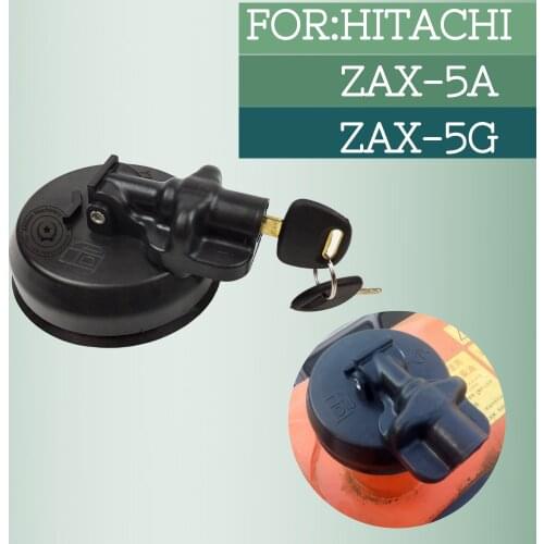 For Hitachi New Excavator ZAX50/60/7360-5A/5G Fuel Diesel Cap Cover Accessories Spare Parts
