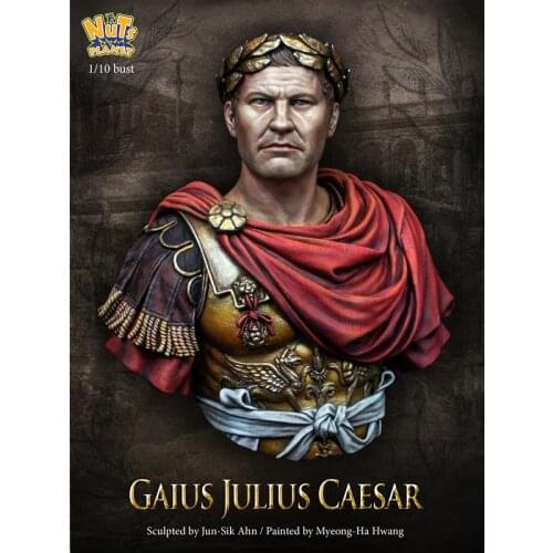 1/10 resin figure bust ancient war movie Caesar the Great gk white model hand model X30