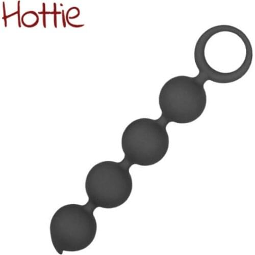 Small Anal Beads Silicone Butt Plug Dilator Ass Plug Sex Stopper Mid Size Adult Sex Toys for Couples Anal Trainer Anus Expander