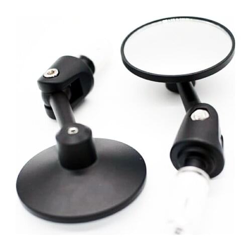Motorcycle Retro Rearview Mirror Motor Handlebar Mirrors Scooter Refit Handle Bar Rear View Motorbike Moto Black Side Mirrors