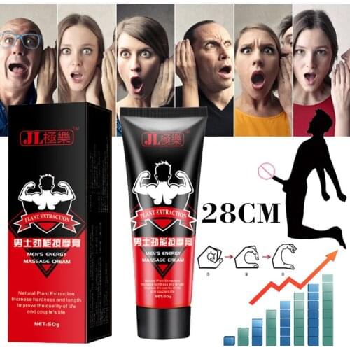 50g Men Penis Enlargement Long-last Massage Cream Increase Max Size Erection Sex Products Man Aphrodisiac Paste Mans Gel