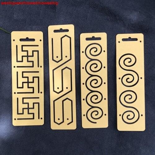 Embroidery kit patchwork Hand account sewing Drawing tools Quilting ruler Acrylic Sashiko design mould Template