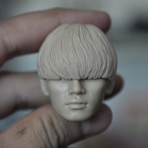 Blank 1/6 Scale Korean Star Kang Daesung Head Sculpt Unpainted Fit 12" Figure