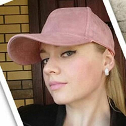New Fashion Womens Mens Snapback Suede Baseball Cap Sun Visor Sport Hat Adjustable Caps