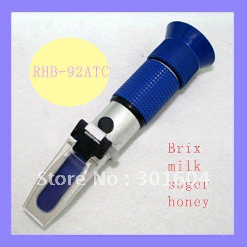Wholesale 58-92% Hand-held Brix RefractometersRHB-92ATC (Blue grip)