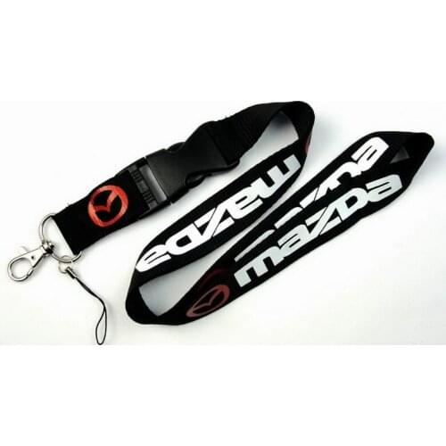 Wholesale all kinds of car logo lanyards, mobile phone slings, keychain slings, certificate neckbands, exhibition badge slings