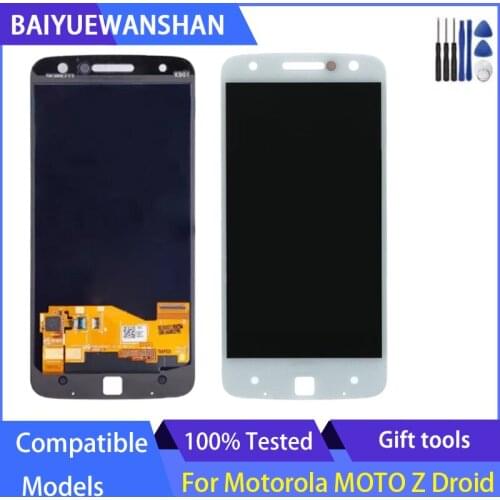 Original Display For Moto Z XT1650 LCD For Motorola MOTO Z Droid XT1650 XT1650-03 AMOLED LCD Touch Screen Digitizer Burn-shadow
