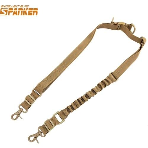 EXCELLENT ELITE SPANKER Multi-Mission Sling Tactical Paintball Rifle Sling System Mount Set Adjustable Airsoft Gun Rope
