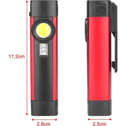 Portable Lantern Built-in Rechargeable Battery Flashlight XPE+C0B+UV Light Torch 4 Mode Working Camping Light Mico USB Interface