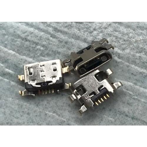 100pcs Micro USB Socket Connector for LG K10 2018 Alpha K11+ K11 X410E