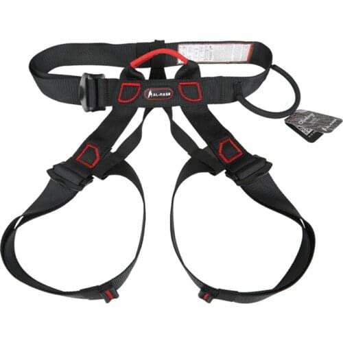 Outdoor Sports Safety Belt Rock Climbing Harness Waist Support Half Body Harness Aerial Survival Equipment