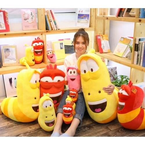 Laugh bug funny bug funny style yellow pink red funny debut fun plush toys home furnishings