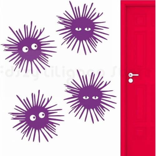 Straszny potwór prześladowanie naklejka ścienna z PVC wymienny Wall Art dla dzieci pokoje plakaty z winylu Home Decoration H681