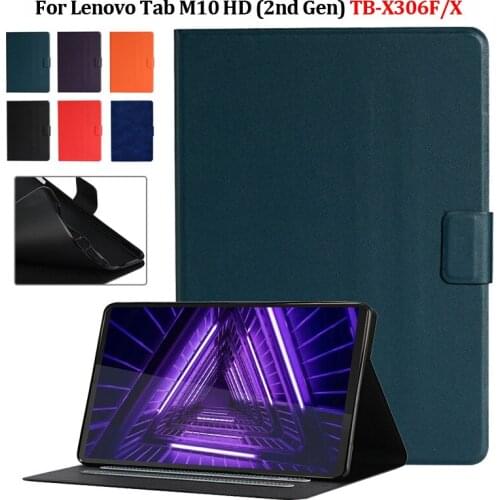 Slim Cover For lenovo tab m10 x306f Case Leather Wallet Protective Case For Tablet lenovo tab m10 hd 2nd gen tb x306x x306f