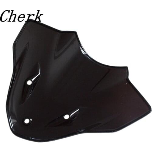 Black Motorcycle Windshield Windscreen Screen Protector Double Bubble Protector For BMW S1000R 14-16 15