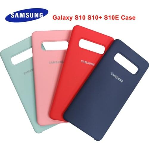 Samsung Galaxy S10 Plus S10E Liquid Silicone Case Silky Soft-Touch Back Protective Cover For Samsung S10 S10e S10plus S10+ case