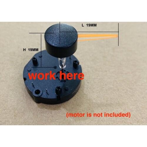 1pc 19mm orange plastic for Various car, motorcycle, ship instrument pointer, tachometer, oil gauge, odometer cluster