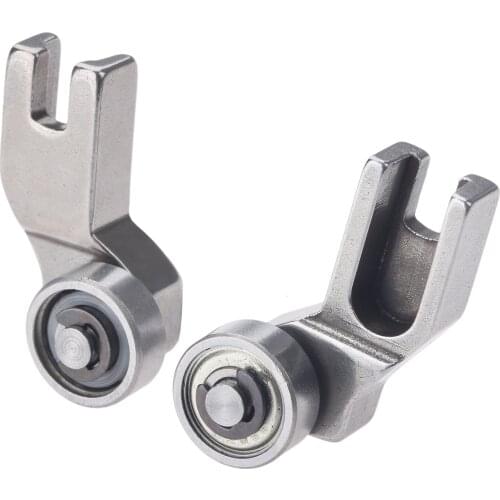 1 Pc Steel Template Sewing Machine Single Wheel Roller Presser Foot Sewing Tools & Accessory Left/ Right Roller Presser Foot